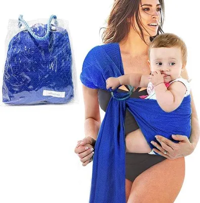 Produktbild von Famanu Babytrage für Wasser und sonnige Aktivitäten - atmungsaktiver Netzstoff