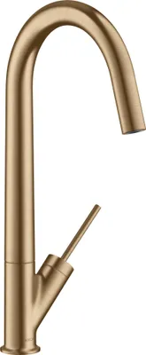 Immagine prodotto di hansgrohe AXOR Starck Mitigeur monocommande de cuisine 300 avec bec orientable, 10822310, 10822310