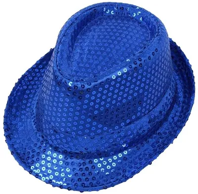 Produktbild von Gacek Fedora Hut Pailletten Dunkelblau