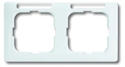 Image de Busch-Jaeger Cadre double blanc alpin 1732 NSKA-214