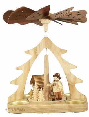 Imagen del producto de Pirámide de mesa "Förster" con perro, altura 22 cm, NUEVA