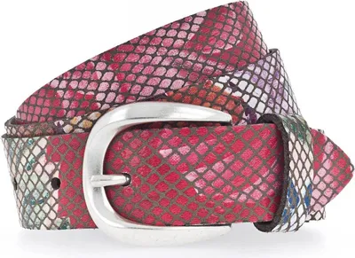 Produktbild von Vanzetti Leder Gürtel 30mm Leather Belt W65 Red - Varied braun rot