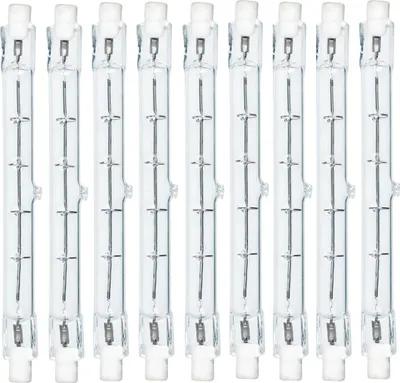Produktbild von 10 x Halogen Leuchtmittel R7s 150W Halogenstab 118mm warmweiß dimmbar