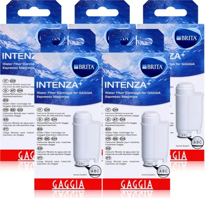 Produktbild von Gaggia Brita Intenza+ Wasserfilter Kartusche für Espressomaschine (5er Pack)