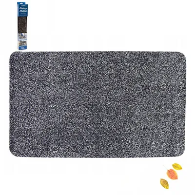 Zdjęcie produktu dla Magiczna Mata Chłonna Wycieraczka do Butów Antypoślizgowa Czarna 75x45cm