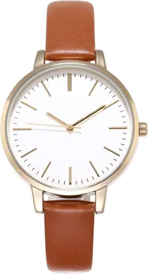 Produktbild von Damenuhren Lederband Luxus Quarzuhren wasserdichte Mode Kreative Armbanduhr für Damen Mädchen Damen