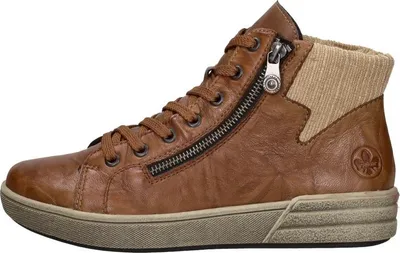 Produktbild von Rieker Veterschoenen Hoog Veterschoenen Hoog - Cognac - Maat 39