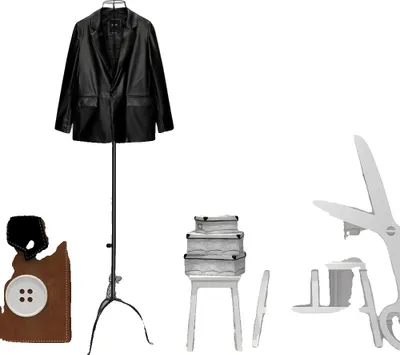 Produktbild von Mannequin, Metallmaterial, höhenverstellbar 140-160 cm, Oberkörpertyp, Standdesign, ideal zum Schneidern