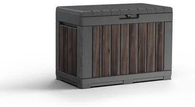 Productafbeelding van Keter Tuinopslag KENTWOOD 190L Decocoat – Waterdichte tuinopslag met rozenhoutlook