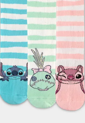 Produktbild von Lilo & Stitch Socken 3er-Pack Friends 35-38