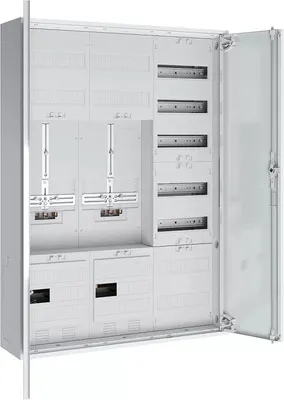 Produktbild von ABN Komplettschrank 2Z AP 1stö 3Feld IP43 SS_5p