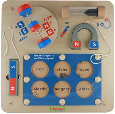 Produktbild von Masterkidz lernt etwas über magnetische Anziehung – Flex Montessori Wandtafel