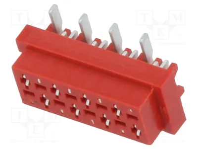 Image de 2 x plaque de connexion 1A -6-0-08-2 - connecteur, pas de 1,27 mm, femelle, 8 broches, 30V, prise