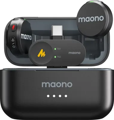 Image de Ensemble de microphones sans fil Maono Wave T5 - USB-C