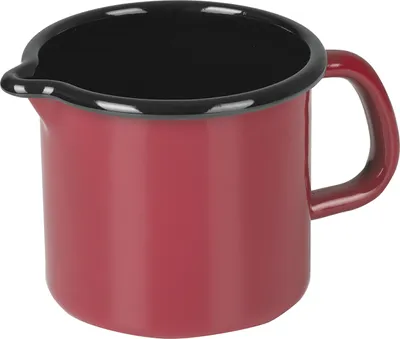 Obrázek produktu pro RIESS Hrnec na mléko 0,75 l Ø10 cm červený smalt