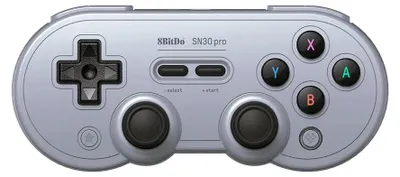 Obrázek produktu pro 8Bitdo SN30 Pro, Gamepad, Android, MAC, Nintendo Switch, PC, Směrový kříž, Tlačítko Vybrat, Tlačítko Start, Tlačítko Turbo, Analogový/digitální, Kabelový a bezdrátový, Bluetooth/USB