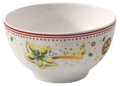 Obrázek produktu pro Villeroy & Boch, sada "Winter Bakery Delight" pro rodinnou snídani, 6 kusů pro 4 osoby – misky, tácek na pečivo a dóza na sušenky