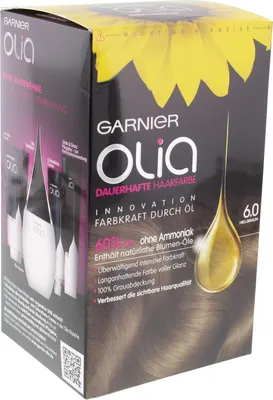 Produktbild von Garnier Olia Dauerhafte Haarfarbe 6.0 Hellbraun