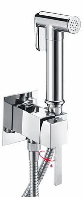 Produktbild von Bidet-Handbrause-Set für WC Messing mit Einhebelmischer