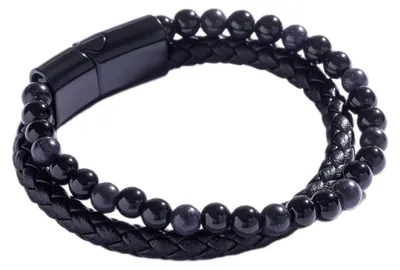 Image de Bracelet double élégant pour homme MCGB5034 - Longueur : 21 cm
