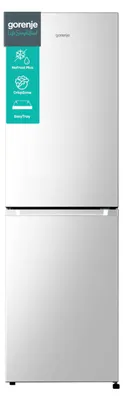 Obrázek produktu pro Gorenje NRK 418 ECW4 Chladnička s mrazničkou - NoFrostPlus - MultiFlow 360° - CrispZone - 182,4 cm - Chladicí prostor 171 l - Mrazicí prostor 85 l - 41 dB - Volně stojící