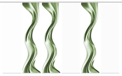 Produktbild von Schiebegardine OAKLEY, Seidenoptik, Digitaldruck, 245x60 cm, Wellenmotiv, mit Zubehör