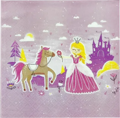 Immagine prodotto di 20 tovaglioli 33 x 33 cm, "Principessa"