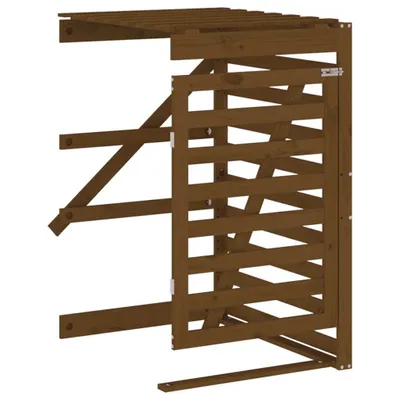 Produktbild von vidaXL Erweiterung für Mülltonnenbox Honigbraun Massivholz Kiefer