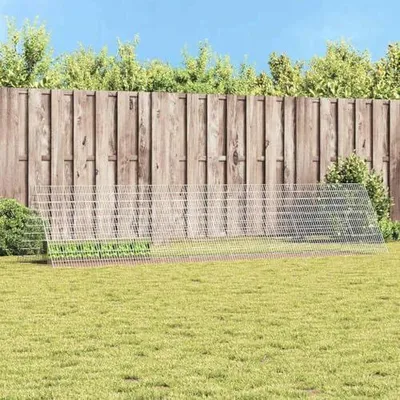 Imagen del producto de Jaula Hasenkäfig de acero galvanizado, 430x100x85 cm. Jaula para pequeños animales, ideal para exteriores. Gran recinto para conejos y otros animales pequeños, apto para jardín. Jaula resistente a la intemperie para conejos y otros animales pequeños
