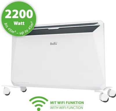 Produktbild von Konvektor Heizgerät Elektroheizung WiFi Digital 2200Watt Elektro Heizung Rapid 2200W