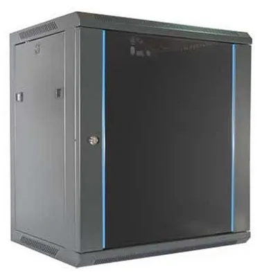 Zdjęcie produktu dla Naścienna szafa sterownicza 2LAN 12U czarna