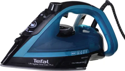 Produktbild von Tefal Ultragliss Anti-Calc Plus FV6832 Dampfbügeleisen 2800 W Blau