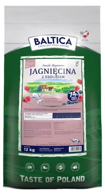 Zdjęcie produktu dla Baltica Adult Jagnięcina z Królikiem M/L 12kg Bezzbożowa Sucha Karma Dla Psów Średnich i Dużych Ras