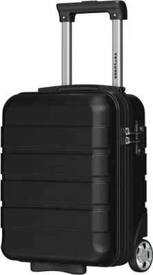 Produktbild von TRVLMORE Underseat Hardcase Koffer 24 l, 2 Räder, TSA-Schloss, Schwarz