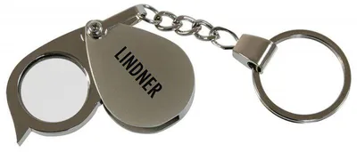 Produktbild von Lindner S2093 Einschlaglupe als Schlüsselanhänger, Vergrößerung 5x