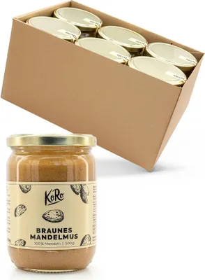 Produktbild von KoRo I Braunes Mandelmus 6 x 500 g