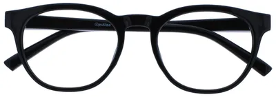 Produktbild von OPULIZE BLU Blaulichtfilter Lesebrille für Damen Herren, Blendfreie UV400-Schutz Federscharnier Anti-Müdigkeit, Runder Rahmen, Computerbrillen Gaming, Schwarz +3,00