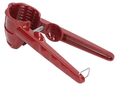 Produktbild von Nussknacker-Werkzeug - Multifunktionaler becherförmiger Nussöffner - Für Walnüsse Kastanien und Melonensamen - Aluminium Rot