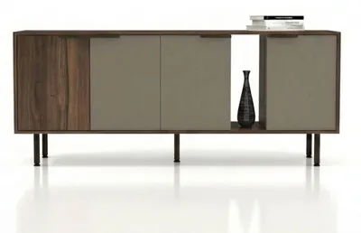 Obrázek produktu pro Elegantní kancelářský stůl, komoda, konferenční stolek, béžová barva, moderní design