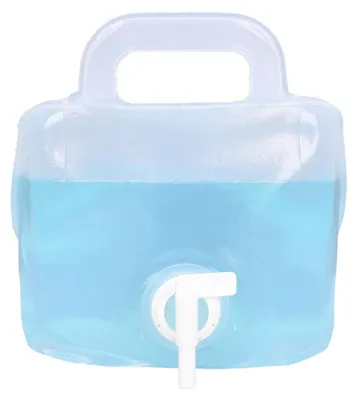 Immagine prodotto di Tanica d'acqua pieghevole - 10 litri - Con rubinetto - Per campeggio e festival