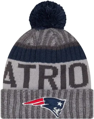 Obrázek produktu pro New Era NFL SIDELINE Bobble Wintermütze New England Patriots
