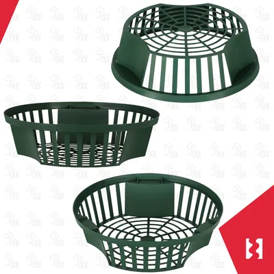 Produktbild von KOTARBAU® 10er Set Pflanzschale Blumenzwiebeln Pflanzkorb Korb zum Pflanzen von Tulpenzwiebeln ⌀ 215 mm Korb zum Anbau von Zwiebelgewächsen