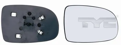 Produktbild von TYC Spiegelglas Außenspiegel Rechts für OPEL Corsa C Schrägheck (X01) Konvex Beheizbar 325-0029-1
