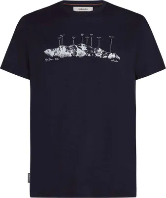 Produktbild von Icebreaker Merino 150 Tech Lite The Peaks Kurzarm-t-shirt  XL Mann  XL