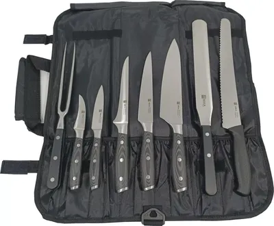 Produktbild von Mika Messertasche komplett -Set, 9-tlg.
