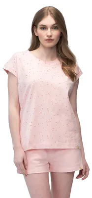 Produktbild von greenjama Damen Schlafshirt Kurzarm aus Baumwolle, GOTS