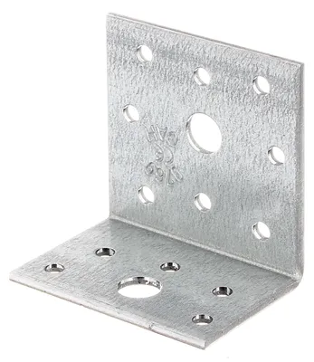 Immagine prodotto di Alberts 832360 Raccordo angolare, zincato sendzimir, 40 x 60 x 60 mm, set da 60
