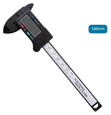 Produktbild von Digitaler Messschieber 0–150 mm mit LCD-Anzeige für präzise Innen- und Außenmessungen bei Holzbearbeitung und DIY - 100 mm