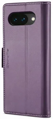 Obrázek produktu pro Pouzdro CaseMe pro Google Pixel 10a, peněženkové pouzdro s ochranou proti RFID, s funkcí stojánku, fialové barvy