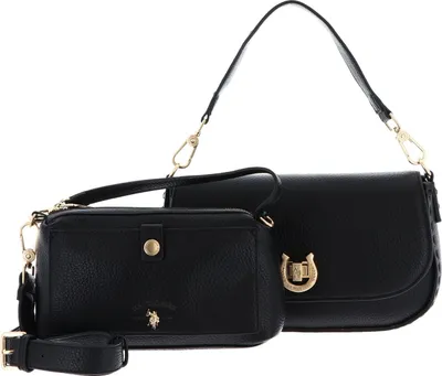 Immagine prodotto di U.S. POLO ASSN. borsa a tracolla borsa a tracolla Middleton Flap Crossbody Bag With Extra Bag Black nero